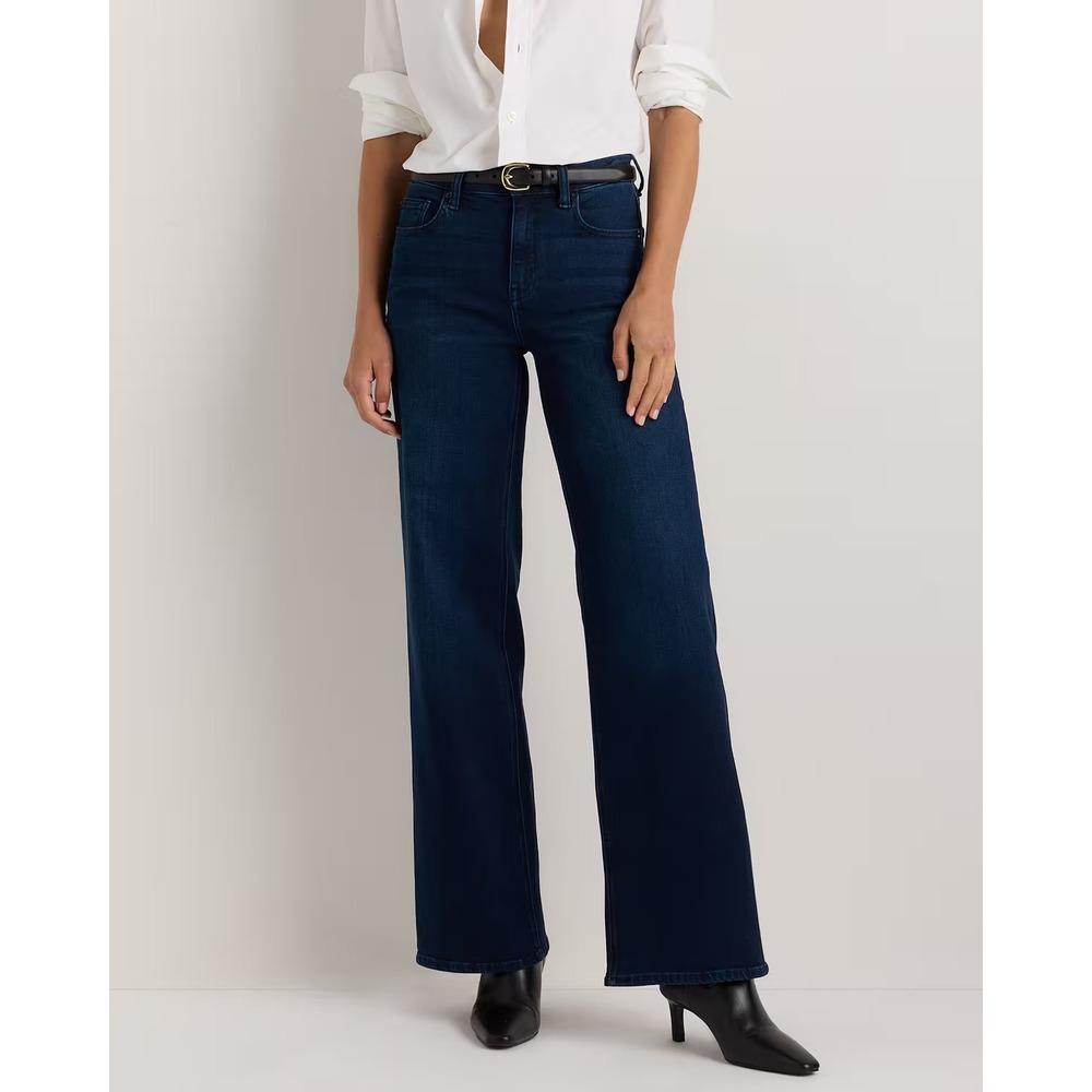 Quince Bella Stretch wide leg Jeans Size 28